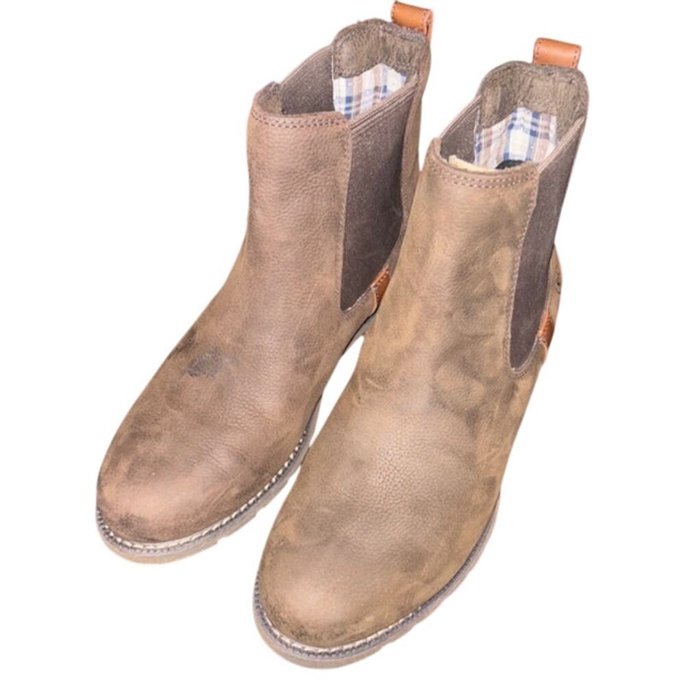 Ariat Brown Leather Heeled Chelsea Boots